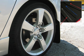 Rally Armor 04-09 Mazda3/Speed3 Black UR Mud Flap w/ Silver Logo - 0