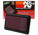 K&N Replacement Air Filter 10.188in O/S Length x 6.375in O/S Width x 1.063in H for 12 Honda Civic Si-6