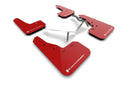 Rally Armor 22-26 Honda Civic/Civic Si/Sport Red UR Mud Flap w/White Logo-1