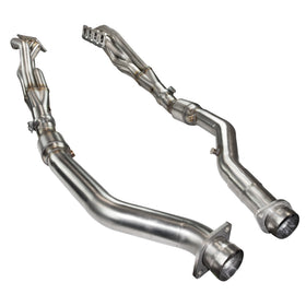 Kooks 12+ Jeep Grand Cherokee 6.4L 1-7/8in x 3in SS Longtube Headers w/Green Catted Connection Pipes - 0