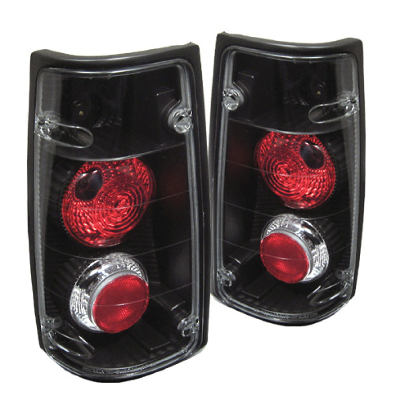 Spyder Isuzu Rodeo 91-97/Isuzu Amigo 89-94 Euro Style Tail Lights Black ALT-YD-IR91-BK - 0