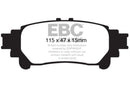 EBC 13+ Lexus GS350 3.5 RWD Redstuff Rear Brake Pads-1