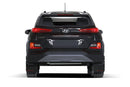 Rally Armor 18-23 Hyundai Kona Black UR Mud Flap Red Logo-2