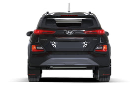 Rally Armor 18-23 Hyundai Kona Black UR Mud Flap w/Grey Logo - 0