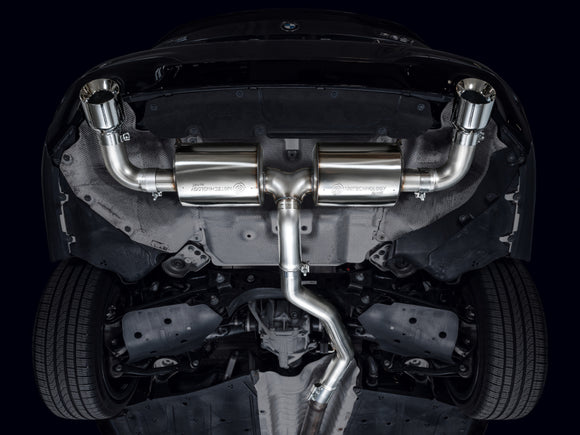 AWE Tuning 19-23 BMW 330i / 21-23 BMW 430i Base G2X Touring Axle-Back Exhaust - Chrome Silver