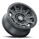 ICON Thrust 17x8.5 6x5.5 0mm Offset 4.75in BS Satin Black Wheel-3