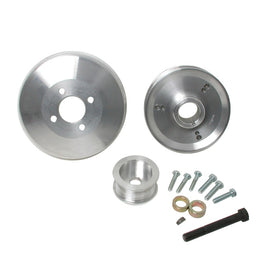 BBK 97-04 Ford F150 Expedition 4.6 5.4 Underdrive Pulley Kit - Lightweight CNC Billet Aluminum (3pc) - 0