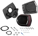 K&N Street Metal Intake System for 01-16 Harley-Davidson Softail/Dyna - Shaker Black-13