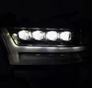AlphaRex 19-20 Ram 1500HD NOVA LED Proj Headlights Plank Style Gloss Blk w/Activ Lght/Seq Signal/DRL-3