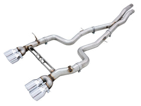 AWE Tuning BMW F8X M3/M4 Track Edition Cat-Back Exhaust - Chrome Silver Tips