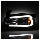 Spyder Dodge Charger 06-10 Projector Headlights - LED Light Bar - Black PRO-YD-DCH05V2-LB-BK-6
