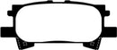 EBC 04-07 Lexus RX330 3.3 Greenstuff Rear Brake Pads-2