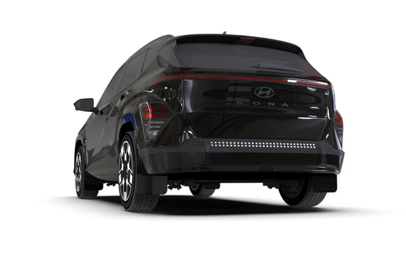 Rally Armor 24-25 Hyundai Kona/Kona EV Black UR Mud Flap w/Metallic Black Logo