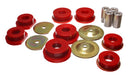 Energy Suspension Dodge 08-10 Challenger/ 07-10 Charger/05-08 Magnum RWD Red Rear Subframe Bushings-1