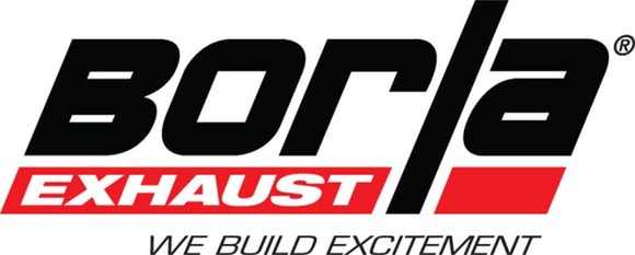 Borla 14 Silv/Sierra C/B Exhaust S-Type 1500 5.3L V8 AT/MT 2&4WD Ext Cab Split Side Exit