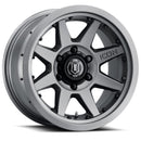 ICON Rebound Pro 17x8.5 5x4.5 0mm Offset 4.75in BS 71.5mm Bore Titanium Wheel-2
