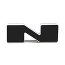 ORACLE Lighting Universal Illuminated LED Letter Badges - Matte Black Surface Finish - N-18
