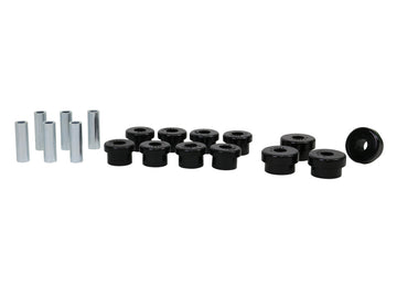Whiteline 88-00 Honda Civic / 88-9/95 CRX Rear Control Arm - Lower Inner & Outer Bushing Kit