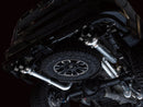 AWE Tuning 22-23 GMC Sierra 1500 AT4X 6.2L 0FG Catback Split Dual (Flat Bumper) - Diamond Black Tips-4