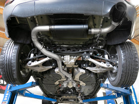 aFe Large Bore HD 3in 304 SS Cat-Back Exhaust w/ Black Tips 14-19 Jeep Grand Cherokee (WK2) V6-3.6L - 0