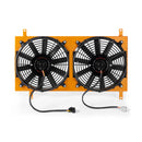 Mishimoto 90-97 Mazda Miata Aluminum Fan Shroud Gold-1
