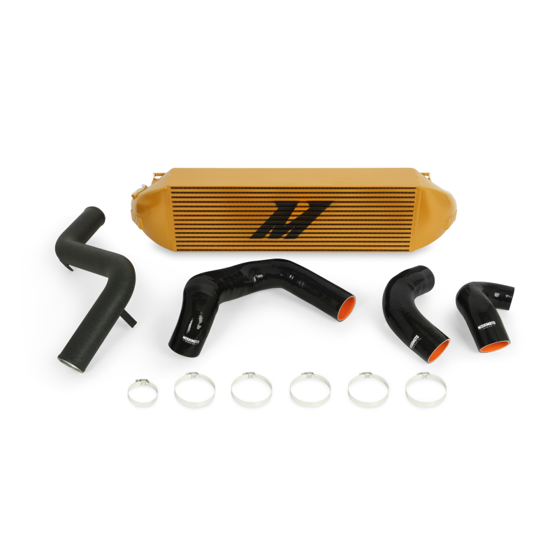 Mishimoto 2013+ Ford Focus ST Gold Intercooler w/ Black Pipes - 0