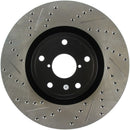 StopTech 05-10 Subaru Impreza WRX/STi Slotted & Drilled Right Front Rotor-2
