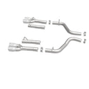 MagnaFlow Axle-Back, SS, 2.5in, Quad Split Rear 3.5in Tip 2015 Dodge Challenger 3.6L V6-17