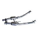 BBK 86-93 Mustang 5.0 High Flow H Pipe With Catalytic Converters - 2-1/2-1