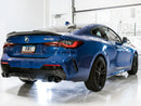 AWE Tuning 2019+ BMW M340i (G20) Non-Resonated Touring Edition Exhaust - Quad Diamond Black Tips-4