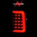 ANZO 1993-1997 Ford  Ranger LED Tail Lights w/ Light Bar Black Housing Smoked Lens-4