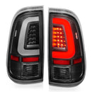 ANZO 2008-2016 Ford F-250 LED Taillights Black Housing Clear Lens (Pair)-3