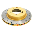 DBA 03-05 Evo 8/9 Rear Drilled & Slotted 4000 Series Rotor-4