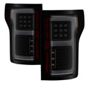 Spyder 15-17 Ford F-150 LED Tail Lights (w/Blind Spot) - Black Smoke (ALT-YD-FF15015BS-LBLED-BSM)-1