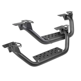 Go Rhino Dominator Extreme D6 SideSteps - Tex Blk - 4in Drop Down Steps (Pair) - 0