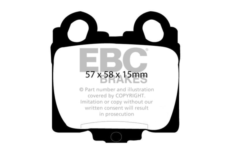 EBC 98-05 Lexus GS300 3.0 Greenstuff Rear Brake Pads - 0