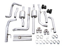 AWE Tuning 4th Gen GM 1500 6.2L 0FG Cat-Back Split Rear Exit (w/ Bumper Cutouts) - Quad Diamond Tips-7