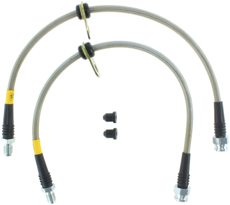 StopTech 2014 Ford Fiesta ST Stainless Steel Rear Brake Lines - 0