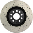 StopTech 09 VW Passat CC / 06-09 Passat Slotted & Drilled Right Front Rotor-7