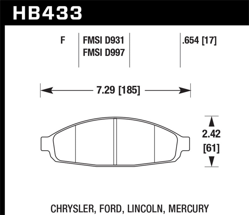 Hawk HPS Street Brake Pads - 0