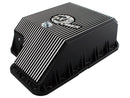 aFe Transmission Pan (Black); Ford Diesel Trucks 03-10 V8-6.0/6.4L (td)-6
