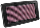 K&N 16 Honda Pilot 3.5L V6 Drop In Air Filter-3