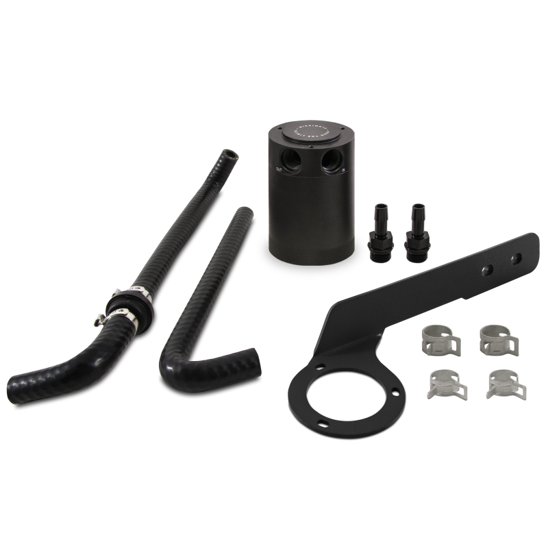 Mishimoto 2018+ Honda Accord 2.0T Baffled Oil Catch Can PCV Side - Black - 0