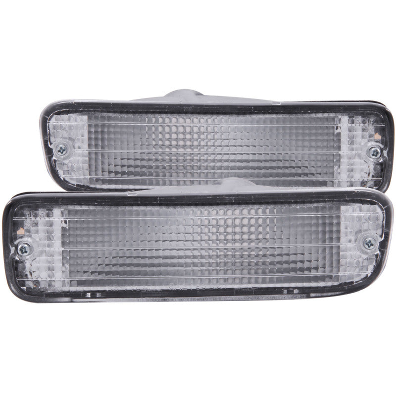 ANZO 1995-1997 Toyota Tacoma Euro Parking Lights Chrome - 0