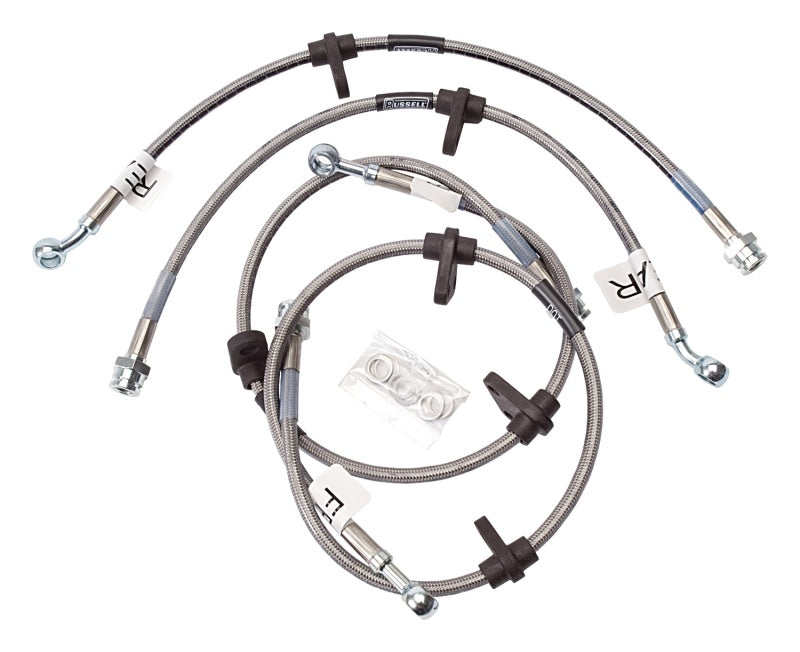 Russell Performance 92-95 Honda Civic (All with rear discs/ no ABS) Brake Line Kit - 0