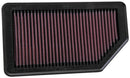 K&N Replacement Air Filter 10.625in O/S Length x 5.75in O/S Width x 1in Height-1