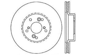 StopTech 99-08 Acura TL (STD Caliber) / 01-03 CL / 04-09 TSX Cross Drilled Left Front Rotor - 0