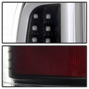 Spyder 08-16 Ford Super Duty F-250 V3 Light Bar LED Tail Lights - Black (ALT-YD-FS07V3-LBLED-BK)-8