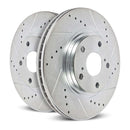 Power Stop 91-95 Toyota MR2 Front Evolution Drilled & Slotted Rotors - Pair-4