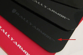 Rally Armor 03-08 Subaru Forester Black UR Mud Flap w/ Grey Logo - 0